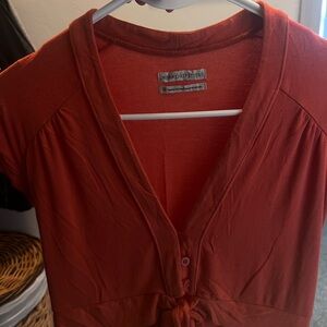 Urban Outfitters Deep Red Blouse